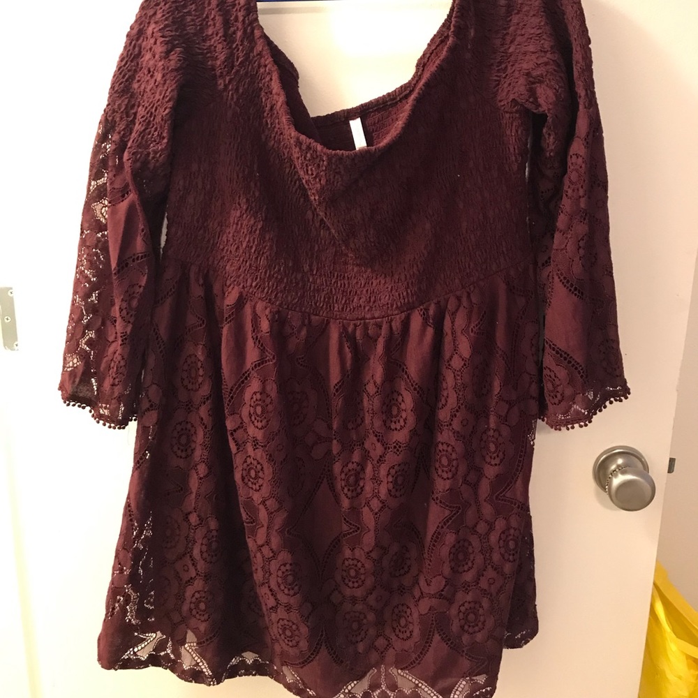 Off the shoulder dress